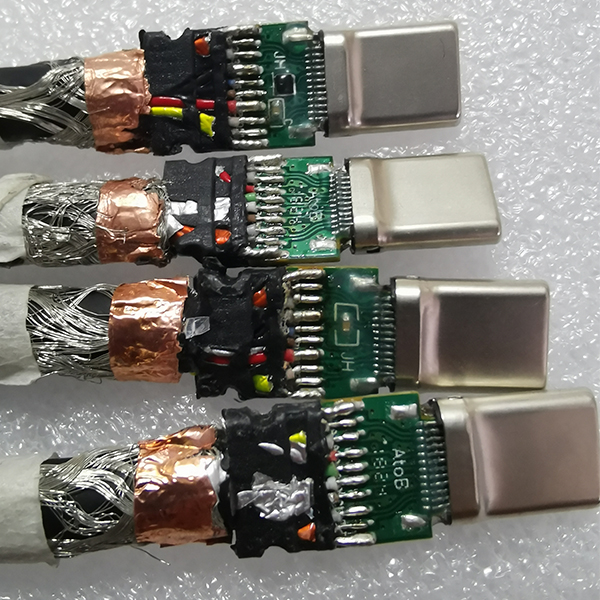 USB HDMI type-C welding